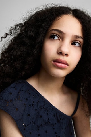 T-shirt asymétrique volanté - Blanc cassé