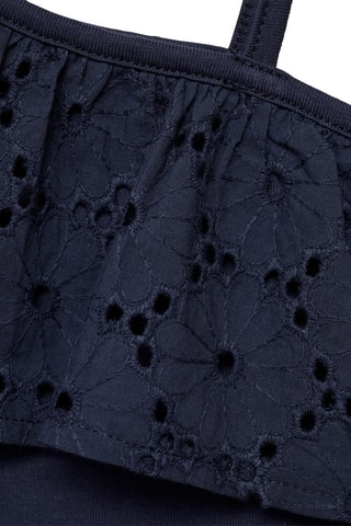 T-shirt asymétrique volanté - Blanc cassé