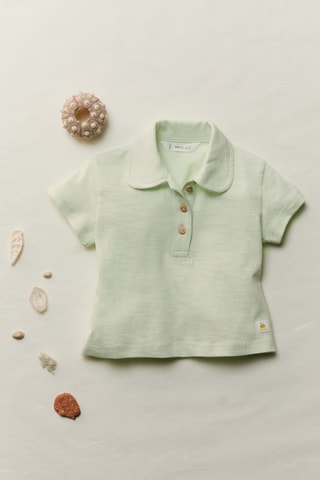 T-shirt style polo - Vert