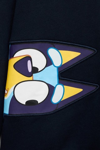 Sweat-shirt imprimé Bluey - Bleu marine