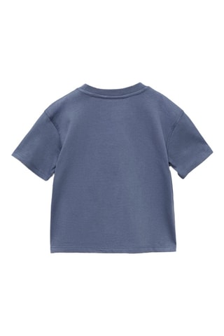 T-shirt imprimé manches courtes - Bleu