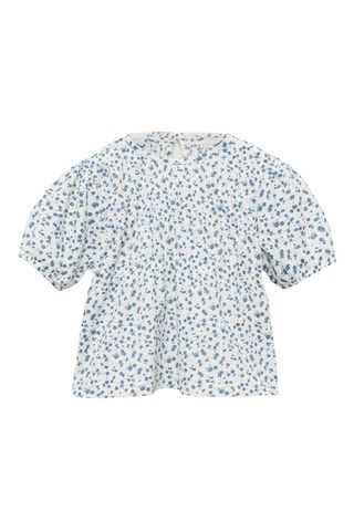 T-shirt imprimé fleuri - Blanc cassé