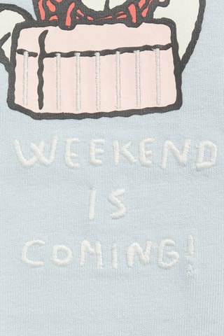 T-shirt imprimé Snoopy - Bleu clair