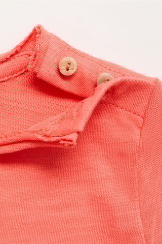 T-shirt en coton imprimé - Corail