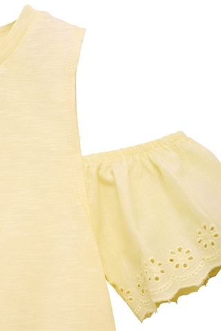 T-shirt cut out - Blanc cassé