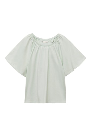 T-shirt dos croisé - Blanc cassé