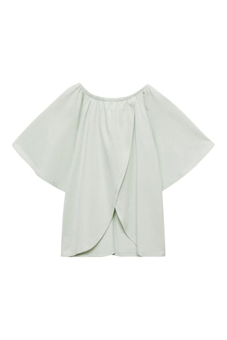 T-shirt dos croisé - Blanc cassé