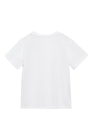 T-shirt poche plaquée - Blanc