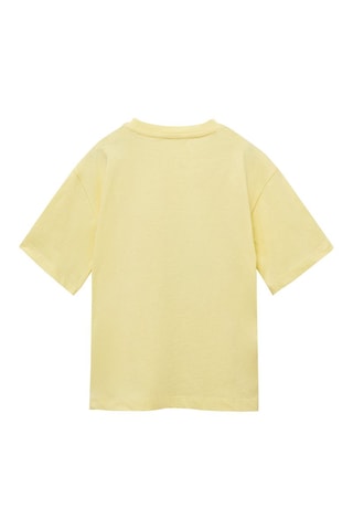 T-shirt imprimé manches courtes - Jaune