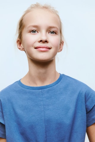 T-shirt coton détail noeud - Blanc cassé