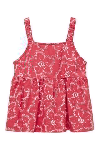 Blouse en imprimé floral - Rouge