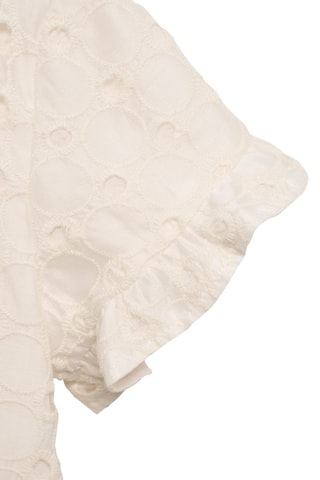 Blouse broderie anglaise - Beige