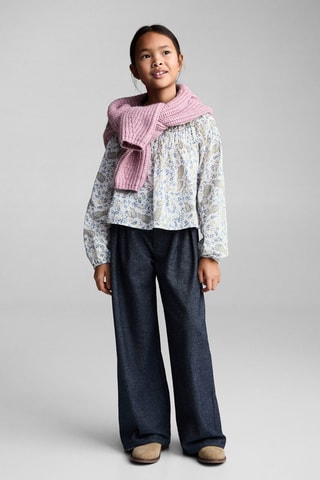 Blouse en imprimé paisley - Blanc