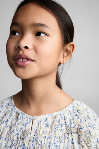 Blouse en imprimé paisley - Blanc