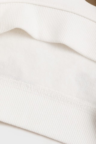 Sweat-shirt imprimé Noël - Blanc cassé