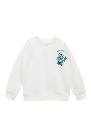 Sweat Schtroumpfette - Blanc cassé