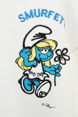 Sweat Schtroumpfette - Blanc cassé