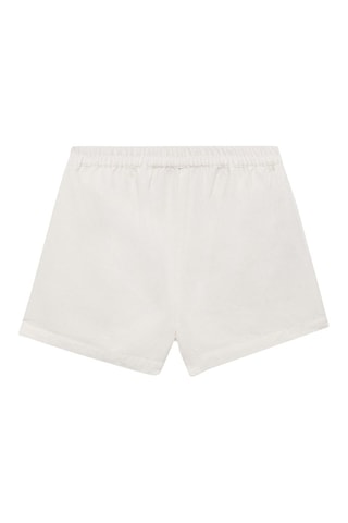 Short taille élastique - Blanc