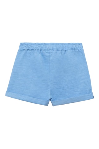 Short coton - Bleu