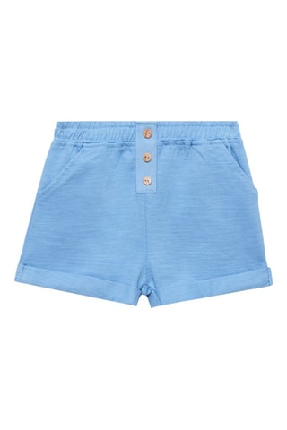 Short coton - Bleu