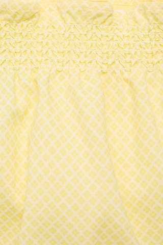 Short coton imprimé - Jaune