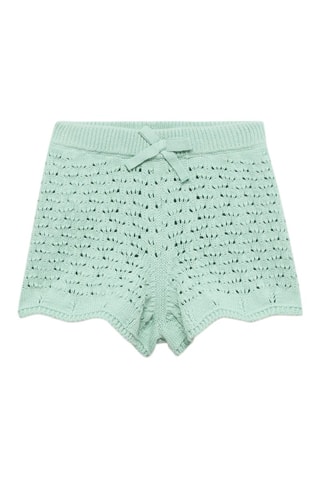 Short maille crochet - Vert d'eau