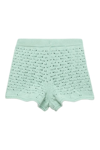 Short maille crochet - Vert d'eau