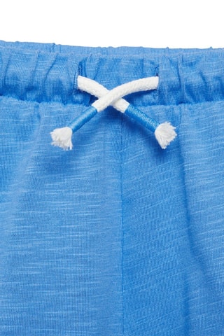 Short taille élastique - Bleu