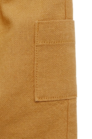 Short coton lin - Moutarde