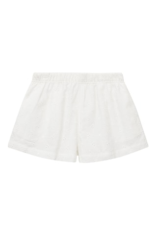 Short taille élastique - Blanc