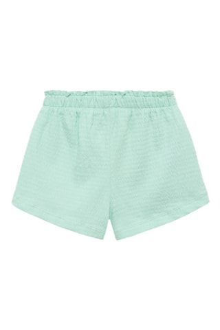 Short coton - Vert d'eau