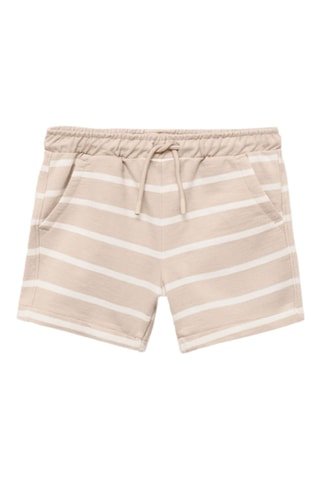 Bermuda à rayures cordon - Sable