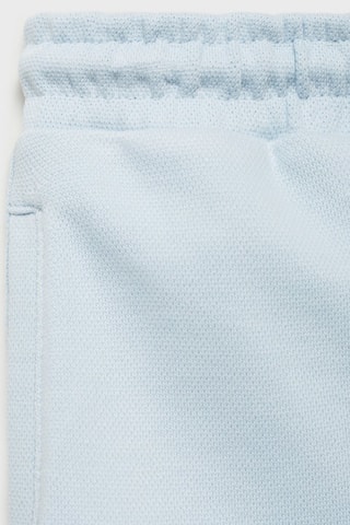 Bermuda coton cordon - Bleu clair