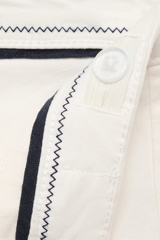Bermuda style chino en coton - Blanc