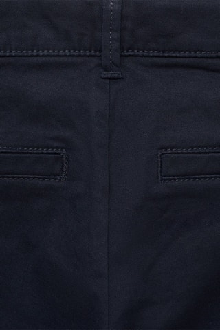 Bermuda style chino en coton - Bleu marine