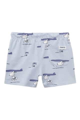 Bermudas Snoopy - Bleu clair