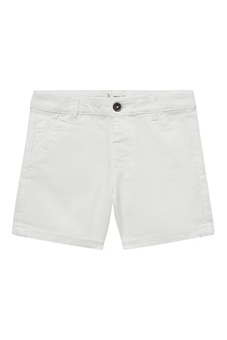 Bermuda coton - Blanc