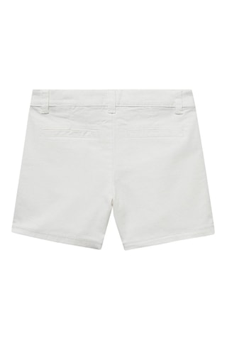 Bermuda coton - Blanc