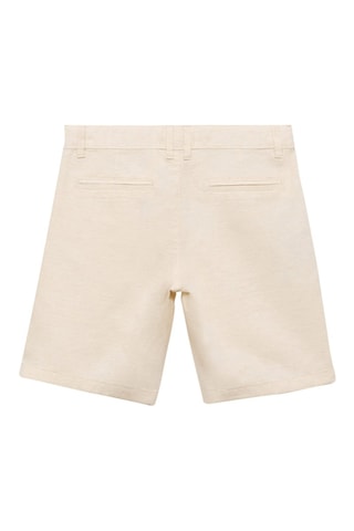 Bermuda chino lin - Sable
