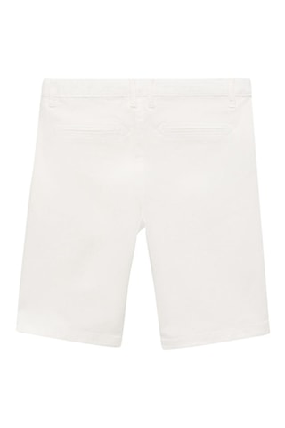 Bermuda slim fit - Blanc
