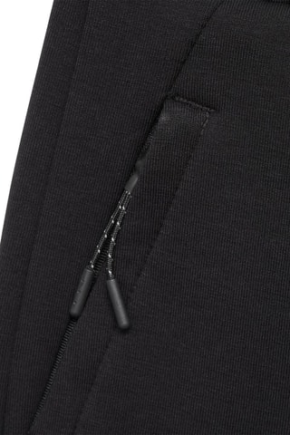 Bermuda coton cordon - Noir