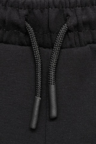 Bermuda coton cordon - Noir