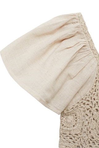 Combinaison détail crochet - Gris clair