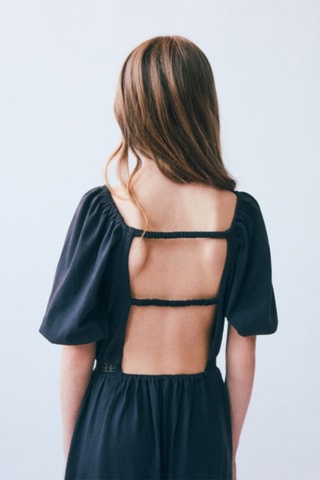 Combi-pantalon dos ouvert - Anthracite