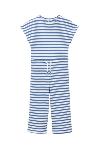 Combinaison-pantalon à rayures - Bleu marine