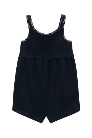 Combi-short droite - Bleu marine