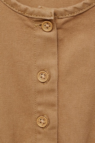 Combi-pantalon boutons - Marron