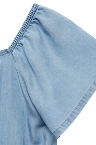 Combinaison froncée - Bleu