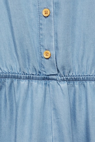 Combinaison froncée - Bleu