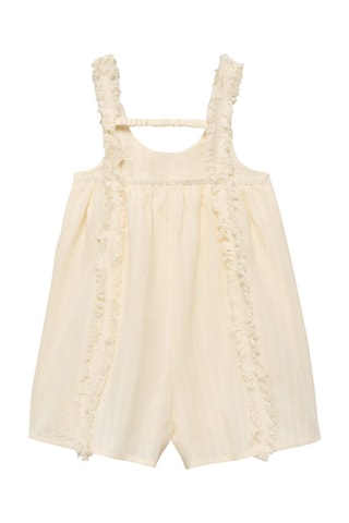 Combinaison détail à franges - Jaune